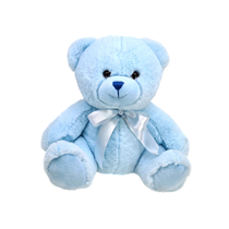 Blue Teddy Bear 9"