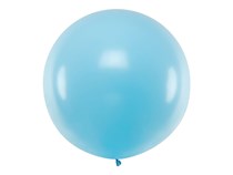 PartyDeco Pastel Light Blue 1M (39") Latex Balloon