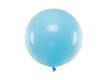 PartyDeco Pastel Light Blue 24" (60cm) Latex Balloon