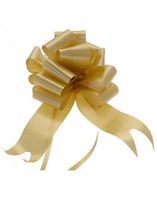 50mm Gold Pull Bows 20pk