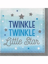 Blue Twinkle Little Star Luncheon Napkins 16pk