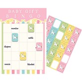 Carousel Baby Shower Bingo Party Game