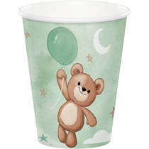 Teddy Bear 9oz Paper Cups 8pk