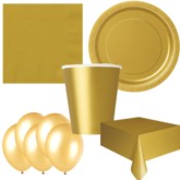 Gold Bonus Party Pack for 8 people - 10 FREE BALLOONS