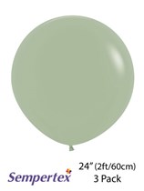 Sempertex Eucalyptus 24" Fashion Latex Balloons 3pk