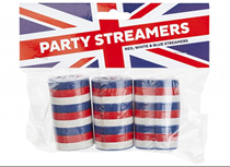 Union Jack Party Streamers