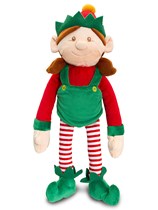 Dangly Christmas Female Shelf Elf Toy 12cm