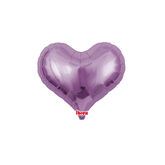 Metallic Lavender 14" Heart Jelly Foil Balloon