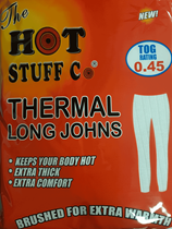Medium White Thermal Long Johns