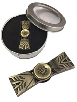 Brass Coloured Transformers Fidget Spinner With Box