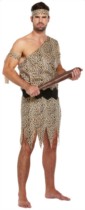 Adult Caveman Fancy Dress Costume