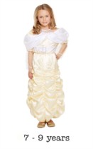 Children's Belle Beauty Princess Fancy Dress Costume 7 - 9 yrs