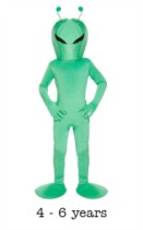 Children's Alien Fancy Dress Costume 4 - 6 yrs