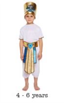 Children's Egyptian Boy Fancy Dress Costume 4 - 6 yrs