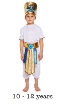 Children's Egyptian Boy Fancy Dress Costume 10 - 12 yrs
