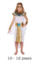 Children's Egyptian Girl Fancy Dress Costume 10 - 12 yrs