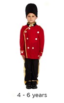 Child London Busby Guard Fancy Dress Costume 4 - 6 yrs