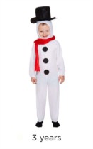 Christmas Snowman Fancy Dress Costume - Toddler