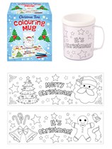 Colour your Own Christmas Mug
