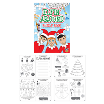 Christmas Elfin Around Mini Puzzle Books 48pk