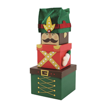 Christmas Nutcracker Stacker Gift Boxes