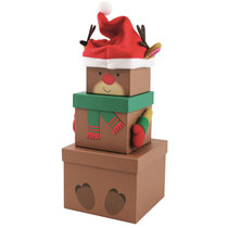 Reindeer Stacker Christmas Gift Box