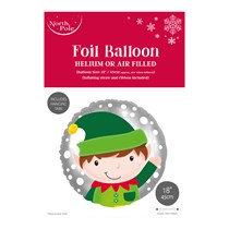 Christmas Elf 18" Foil Balloon