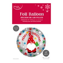 Merry Christmas Gonk 18" Foil Balloon