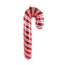 Christmas Red & White Candy Cane 29" Large Foil Balloon