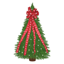 Luxury Christmas Tree Patented Tree Bow 13" x 52"