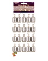 Silver Party Poppers 20pk