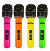 Neon Inflatable Microphone 40cm