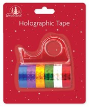 Christmas Holographic Tape Dispenser