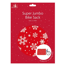 Christmas Super Jumbo PVC Bike Sack 2m x 1.45m