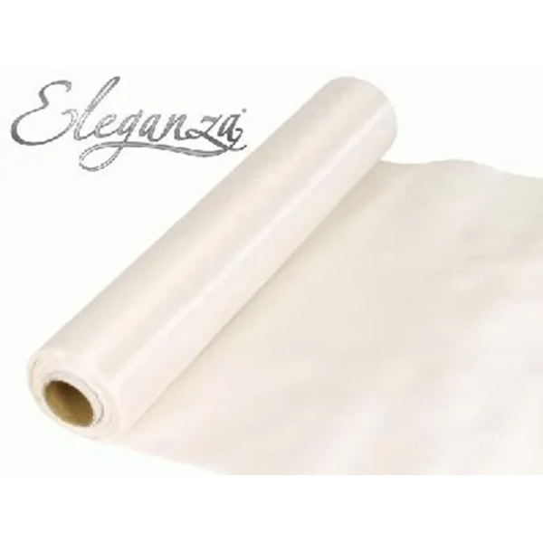 Eleganza White Satin Fabric 29cm x 20mt