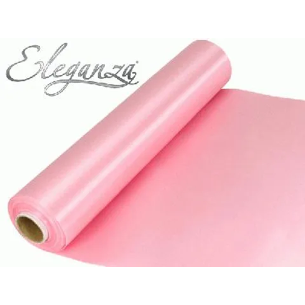 Eleganza Light Pink Satin Fabric Roll 20M