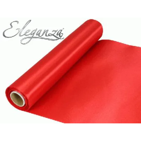 Eleganza Red Satin Fabric Roll 20M