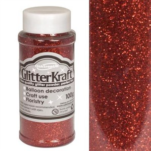 Glitter Kraft Red Powder 100g