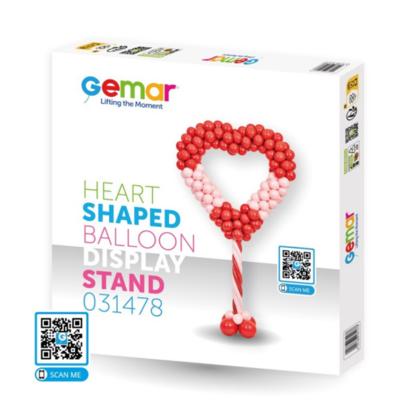 Gemar Heart Shaped Balloon Display Stand Kit 2.4m