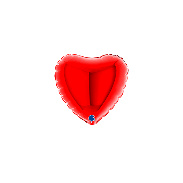 Grabo 4" Red Heart Foil Balloon