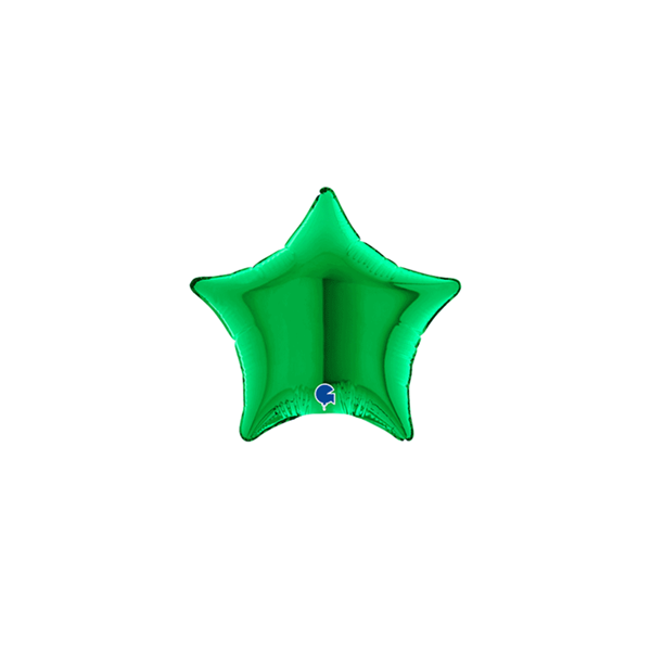 Grabo 4" Green Star Foil Balloon