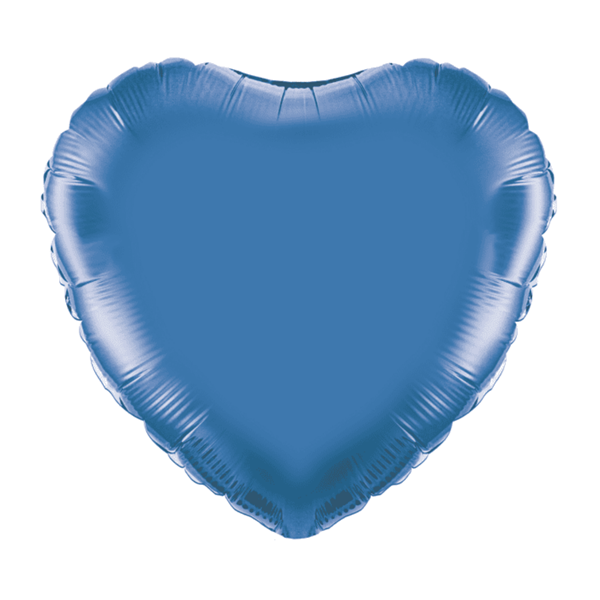 Blue 18" Heart Foil Balloon
