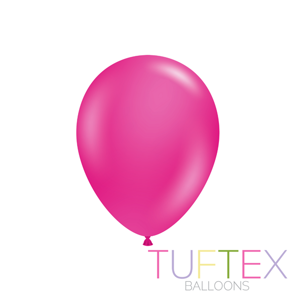 Tuftex Standard Hot Pink 11" Latex Balloons 100pk