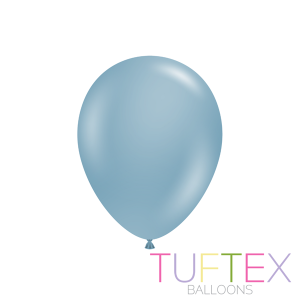 Tuftex Standard Blue Slate 11" Latex Balloons 100pk