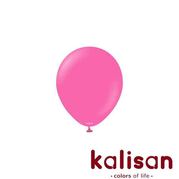 NEW Kalisan Standard 5" Fuchsia Latex Balloons 100pk