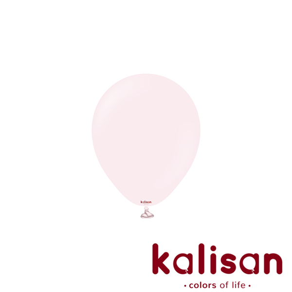 NEW Kalisan Standard 5" Macaron Pale Pink Latex Balloons 100pk