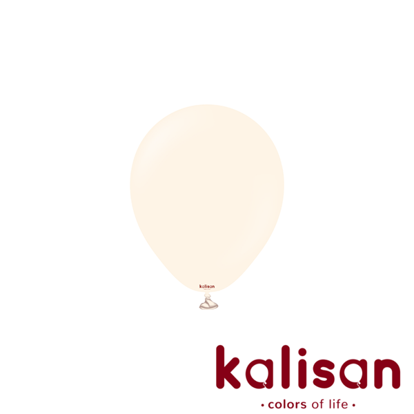 NEW Kalisan Standard 5" Macaron Pale Salmon Latex Balloons 100pk