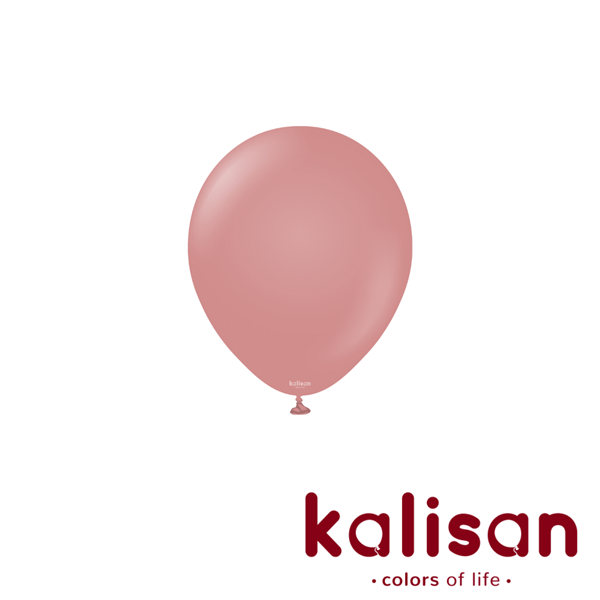 Kalisan Retro 5" Rosewood Latex Balloons 100pk