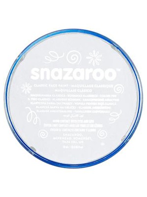 Snazaroo Face Paint Classic White 18ml pot
