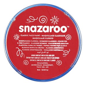 Snazaroo Classic Bright Red Face Paint 18ml pot